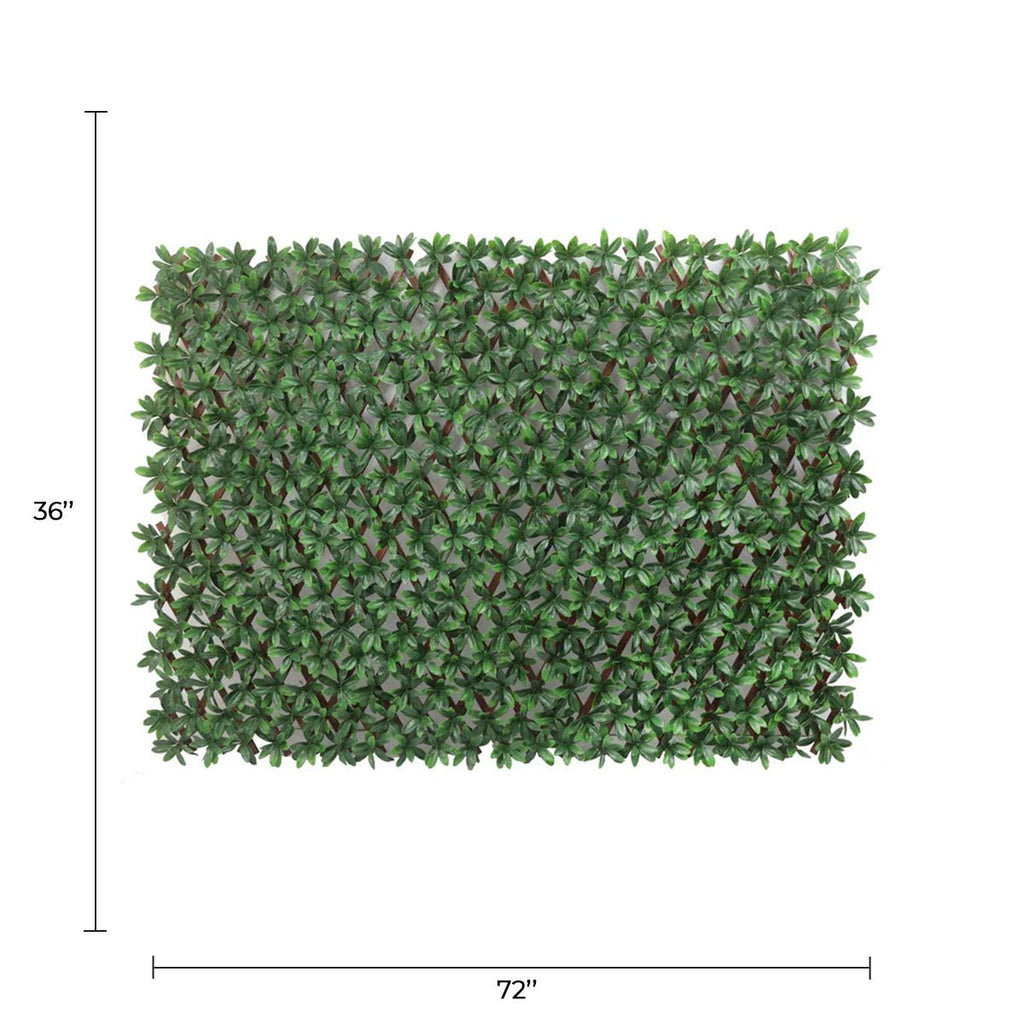 English Laurel Expandable Artificial Trellis Privacy Screen – UV Resistant