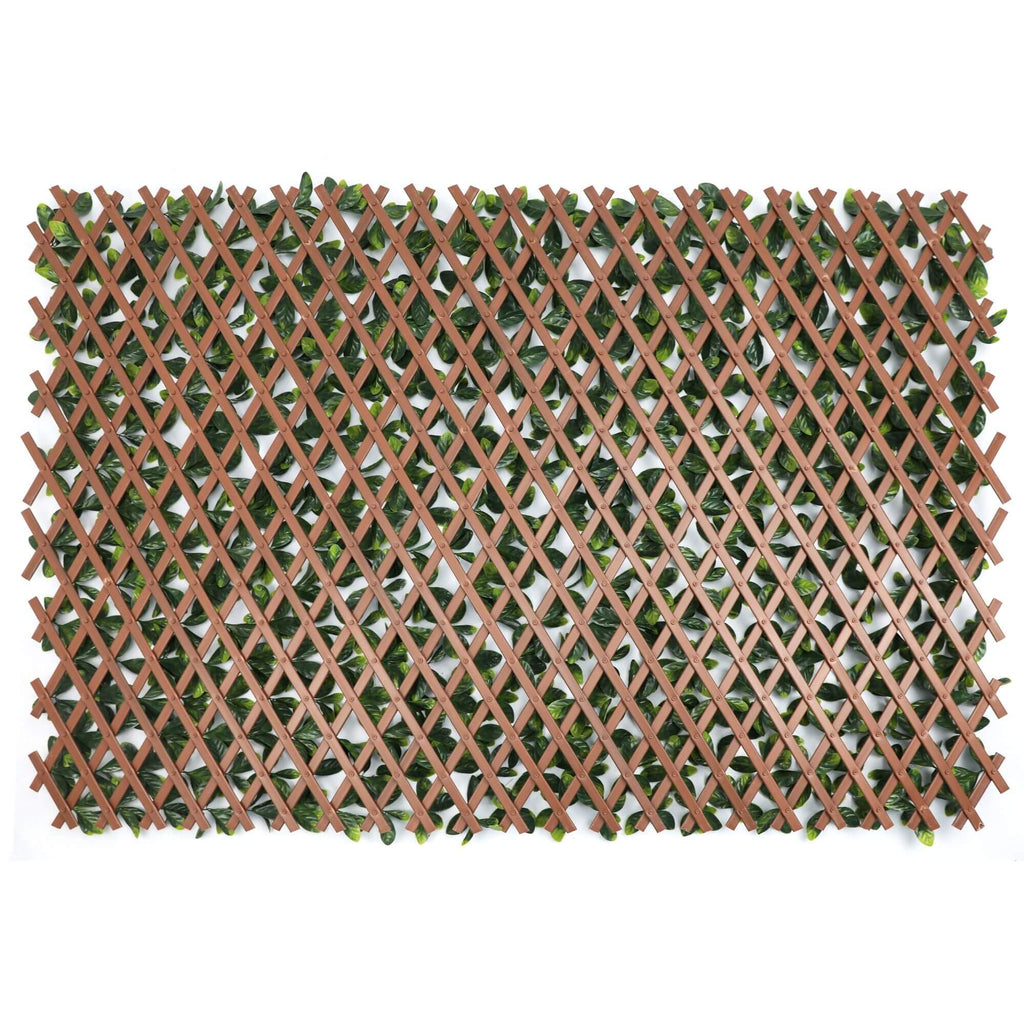 Ligustrum Ficus Expandable Artificial Trellis Privacy Screen – UV Resistant