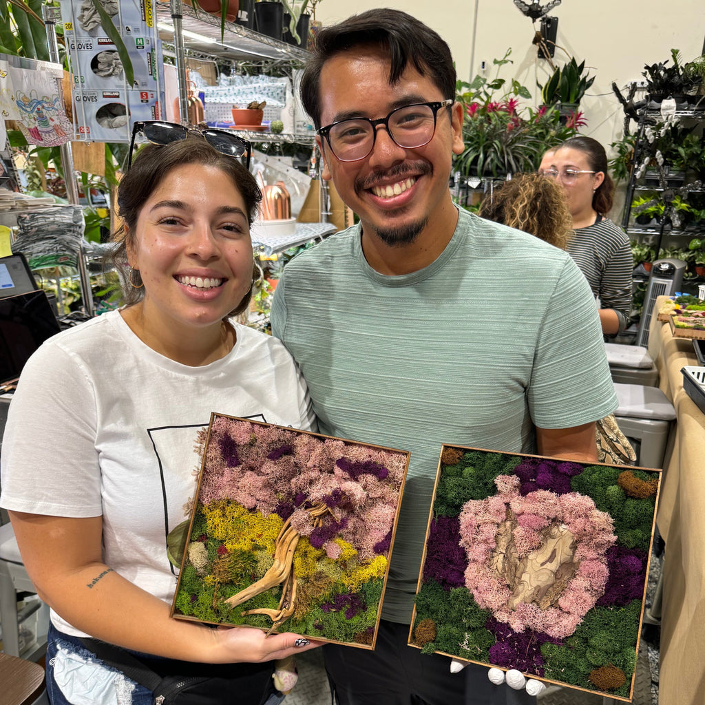 Moss Art Frame Workshop - August 20th at 6 PM