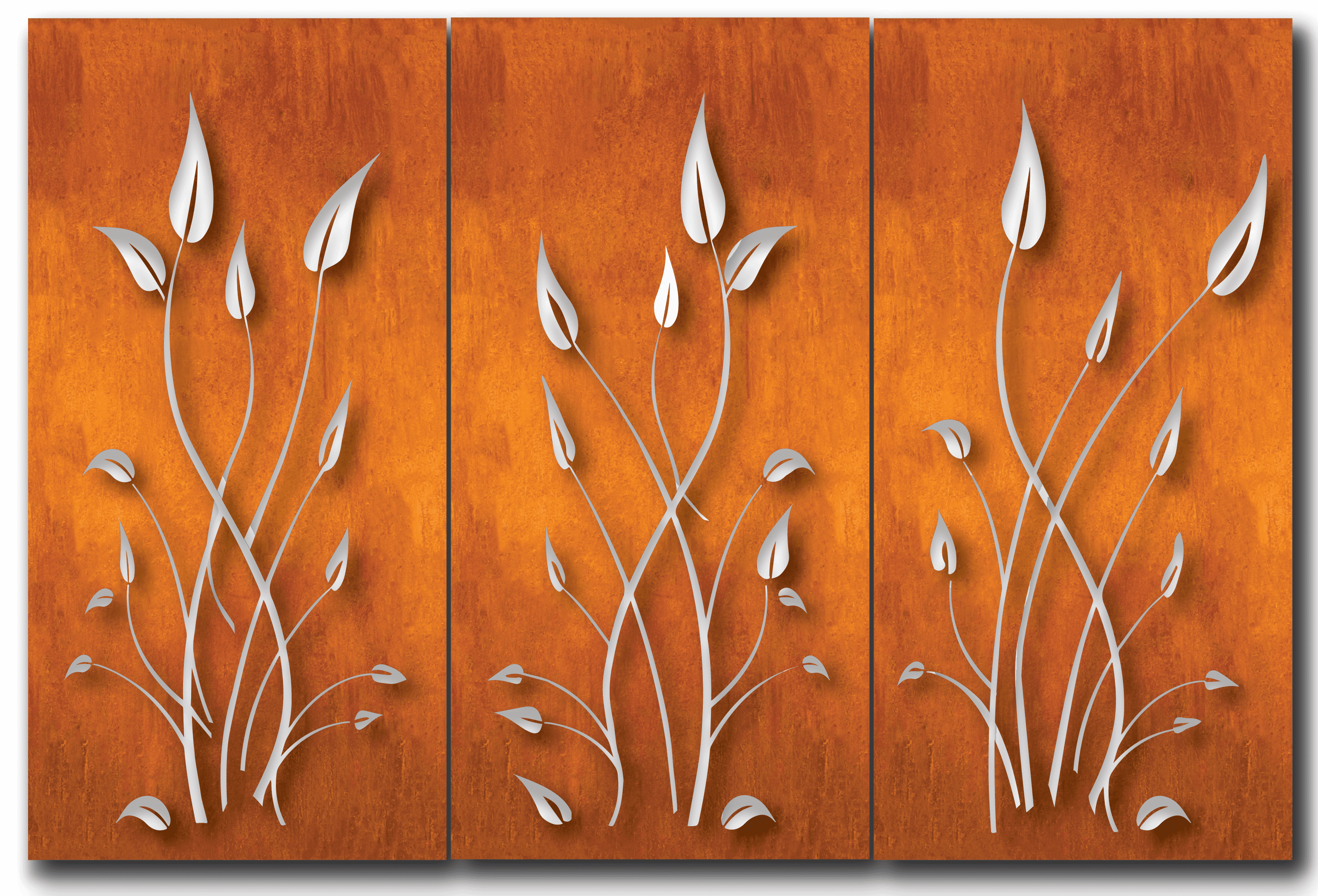 Outdoor Privacy Screens or Outdoor Metal Wall Art (46" Inch)