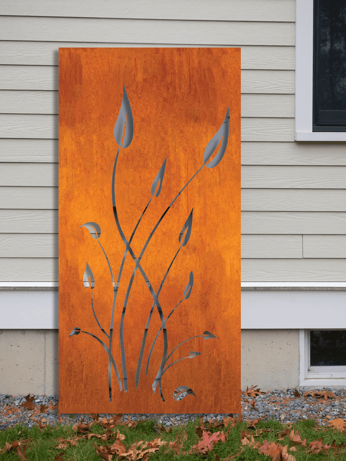Outdoor Privacy Screens or Outdoor Metal Wall Art (46" Inch)