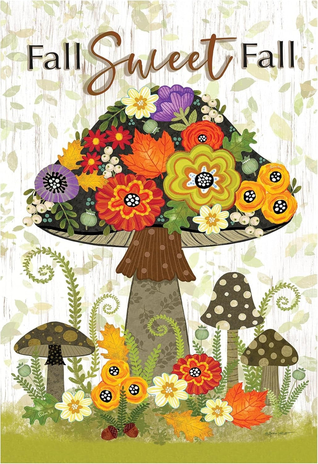 Fall Sweet Fall 2 Sided Garden Flag