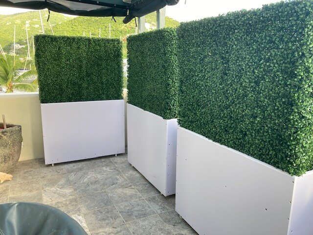 Two Tone Green Boxwood Artificial Hedge 40×40in – UV Resistant – Commercial Grade