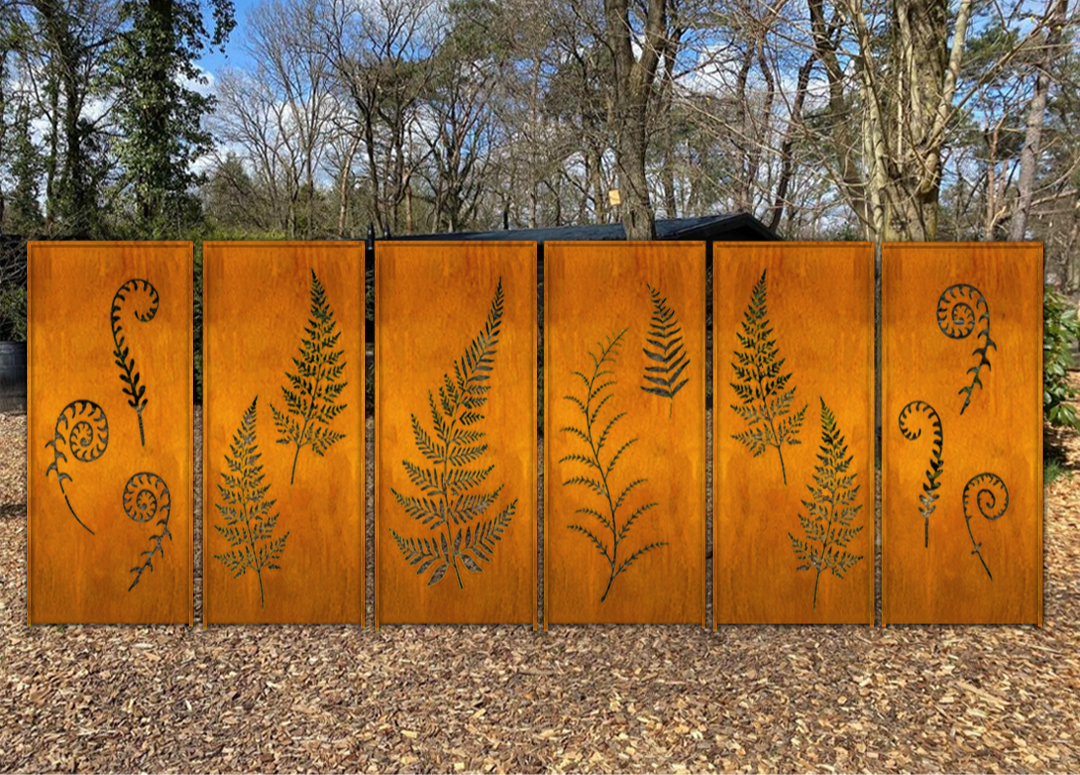 Garden Fencing / Metal Wall Art (46" Inch)