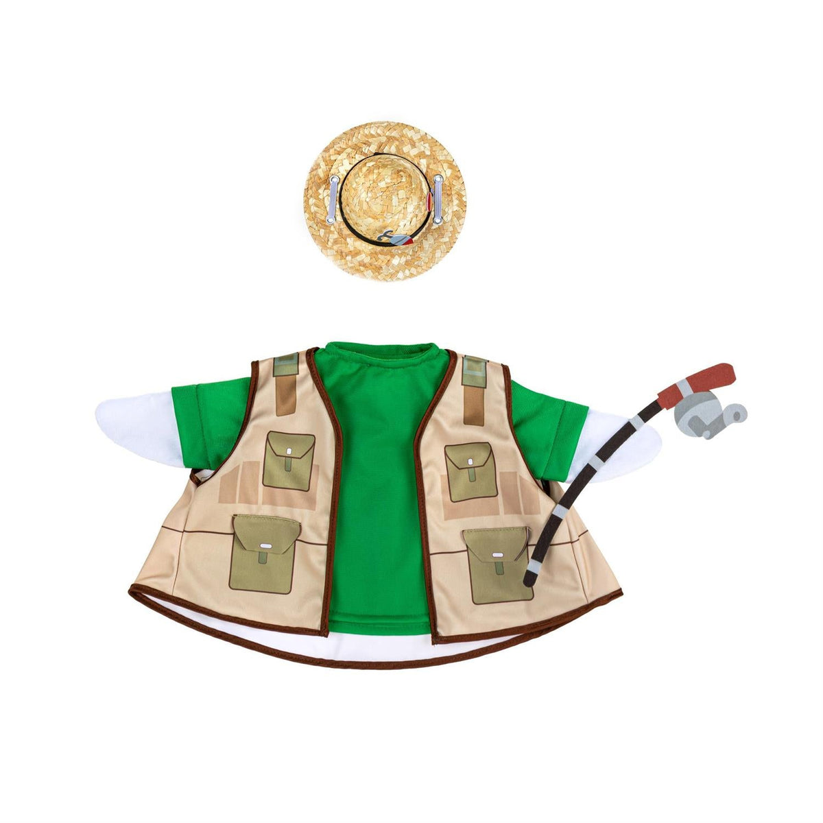 Fishing Outfit with Hat for 21-Inch Porch Goose