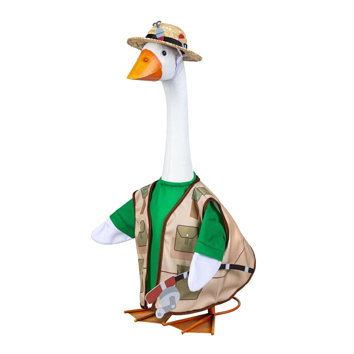 Fishing Outfit with Hat for 21-Inch Porch Goose
