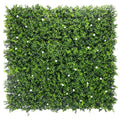 Sample Panel – White Flowering Boxwood Green Wall (Small Sample)