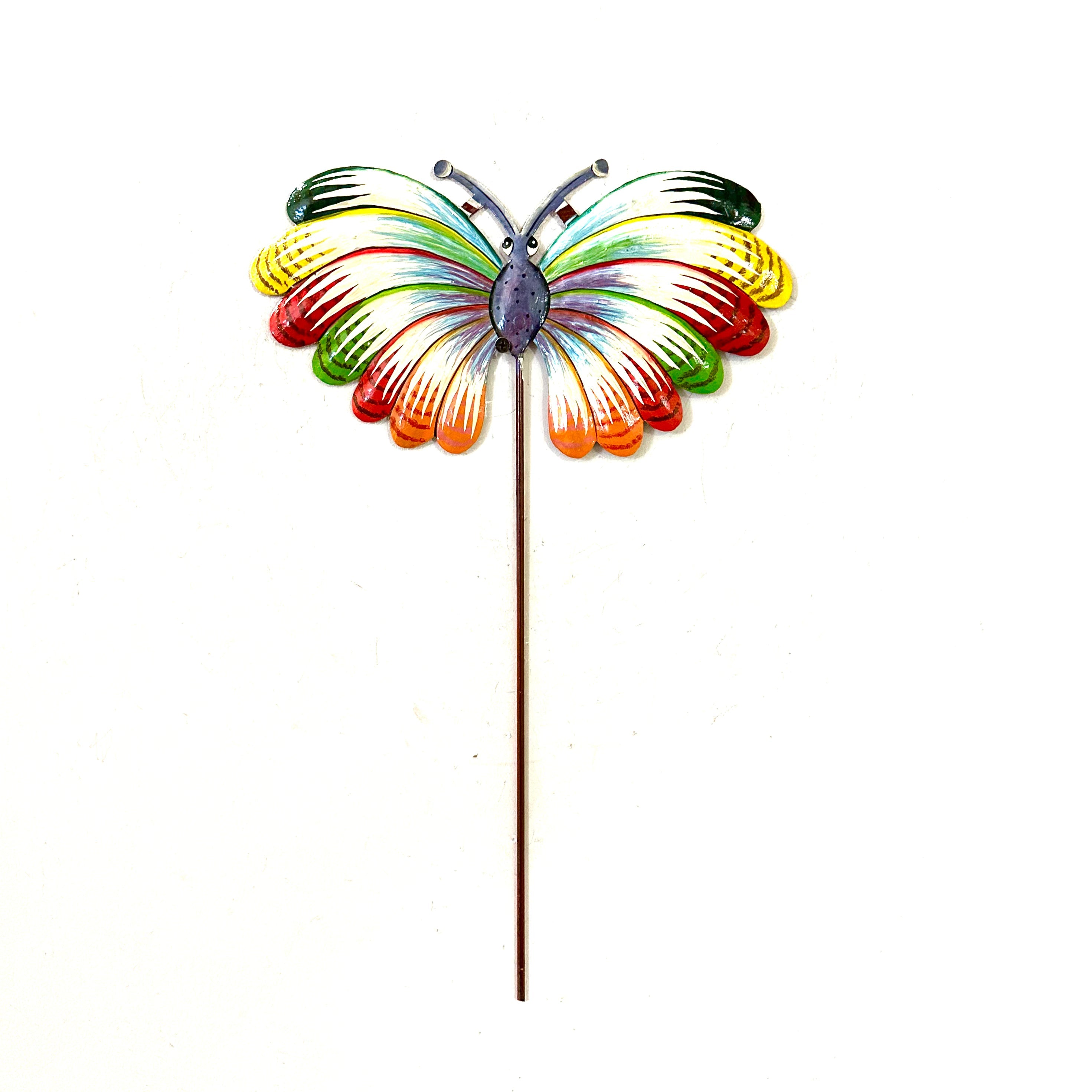 Bursting With Color Butterfly Garden Stake