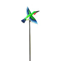 Blue/ Green Hummingbird Garden Stake- Painted