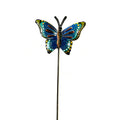 Royal Blue Butterfly Garden Stake