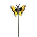 Black and Yellow Butterfly Garden Stake