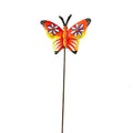 Red and Orange Butterfly Garden Stake