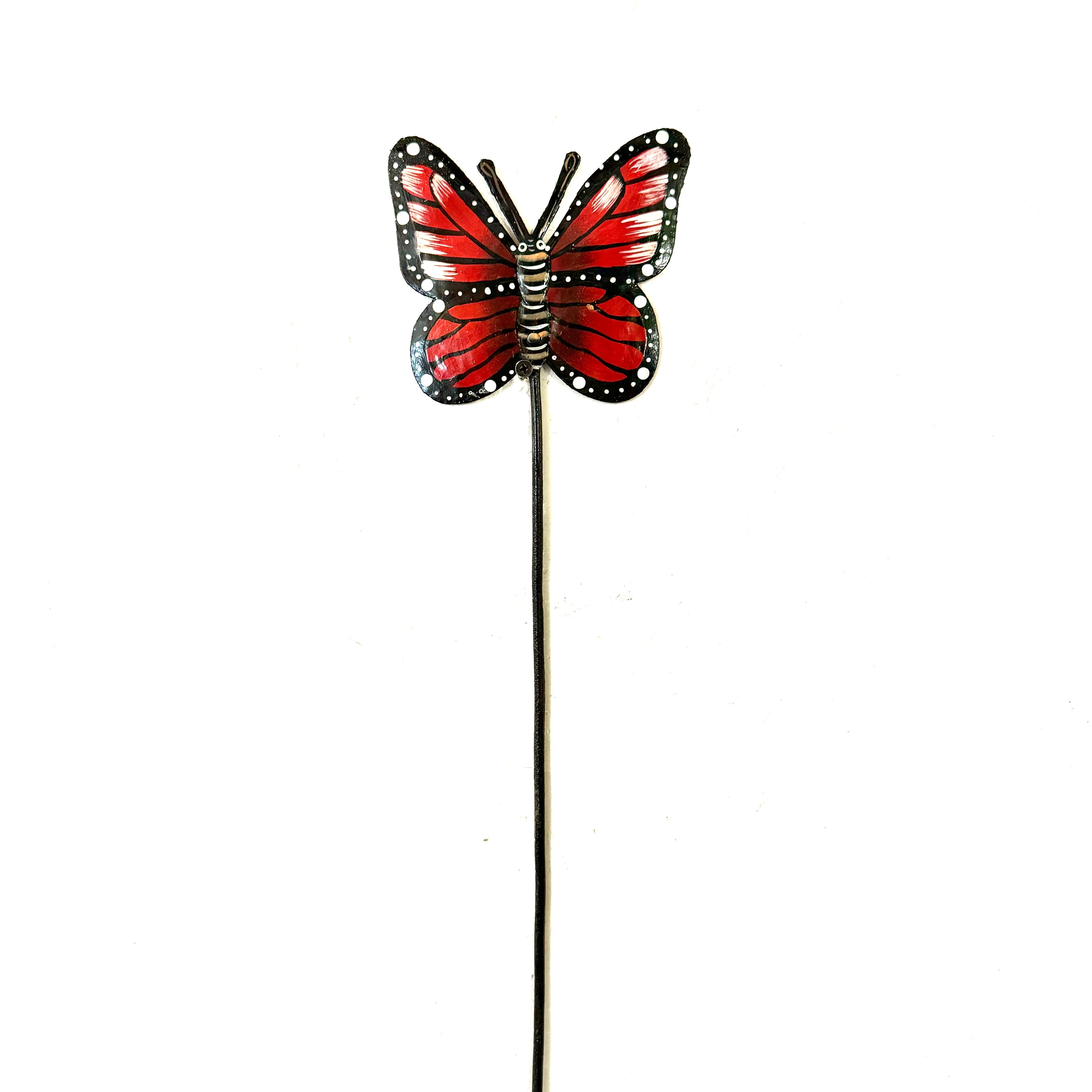 Espwa Red Butterfly Garden Stake