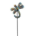 Little Blue Dragonfly Garden Stake