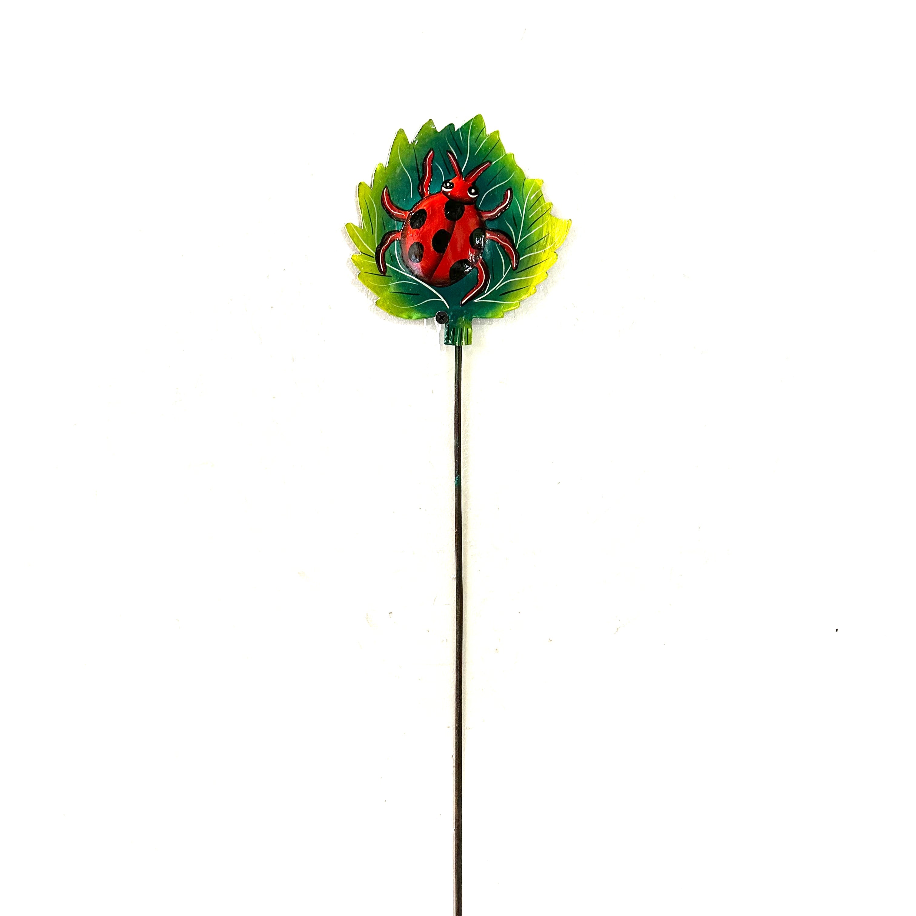 Ladybug Garden Stake