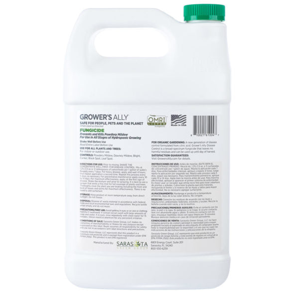 Grower's Ally Fungicide 1 Gallon Concentrate - 4/CS - Pallet of 36