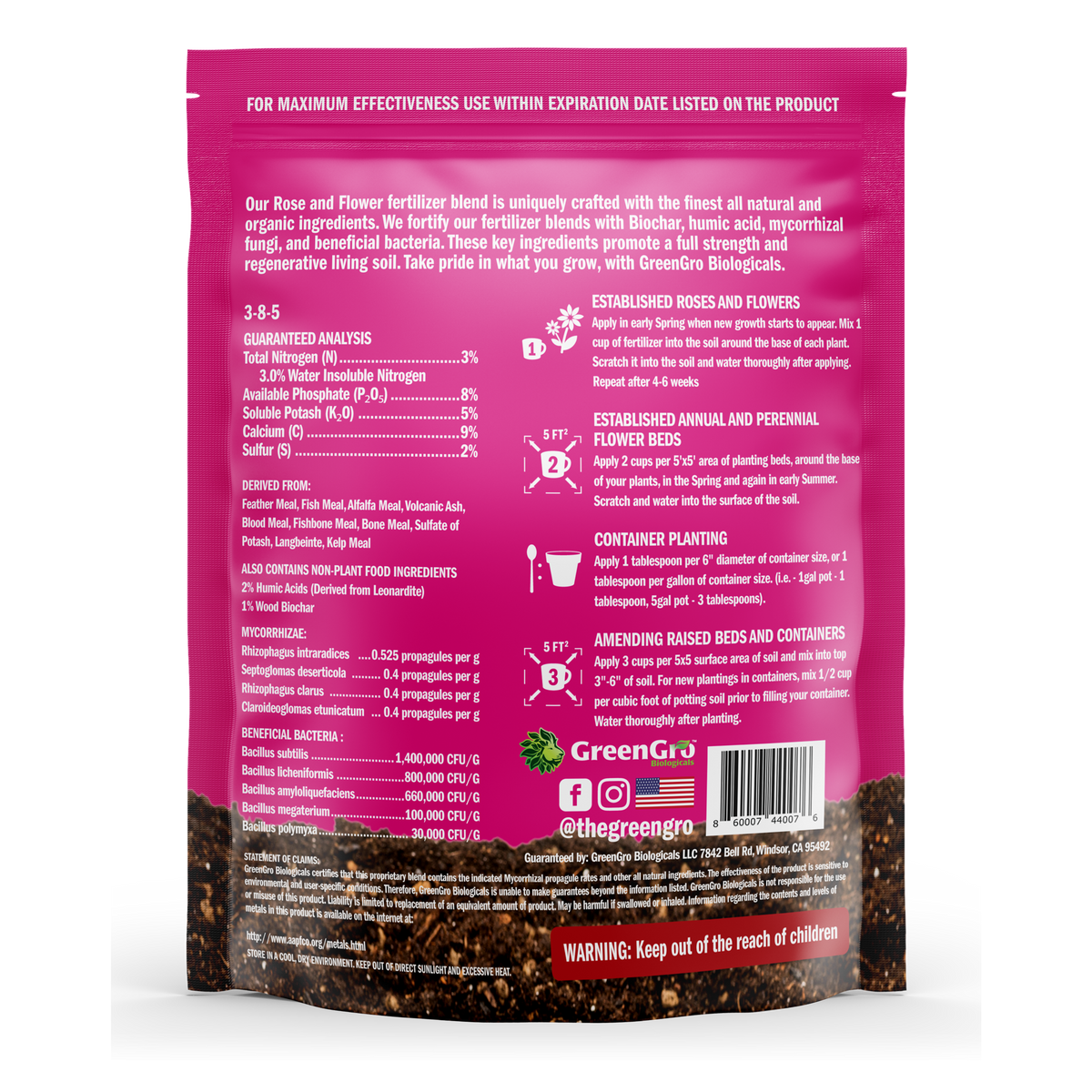 Rose & Flower Fertilizer