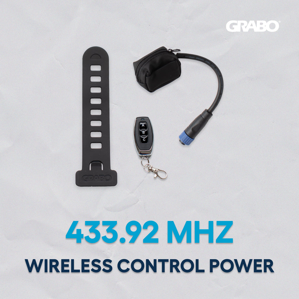 GRABO HighFlow Wireless Remote Keyfob, 30m Range