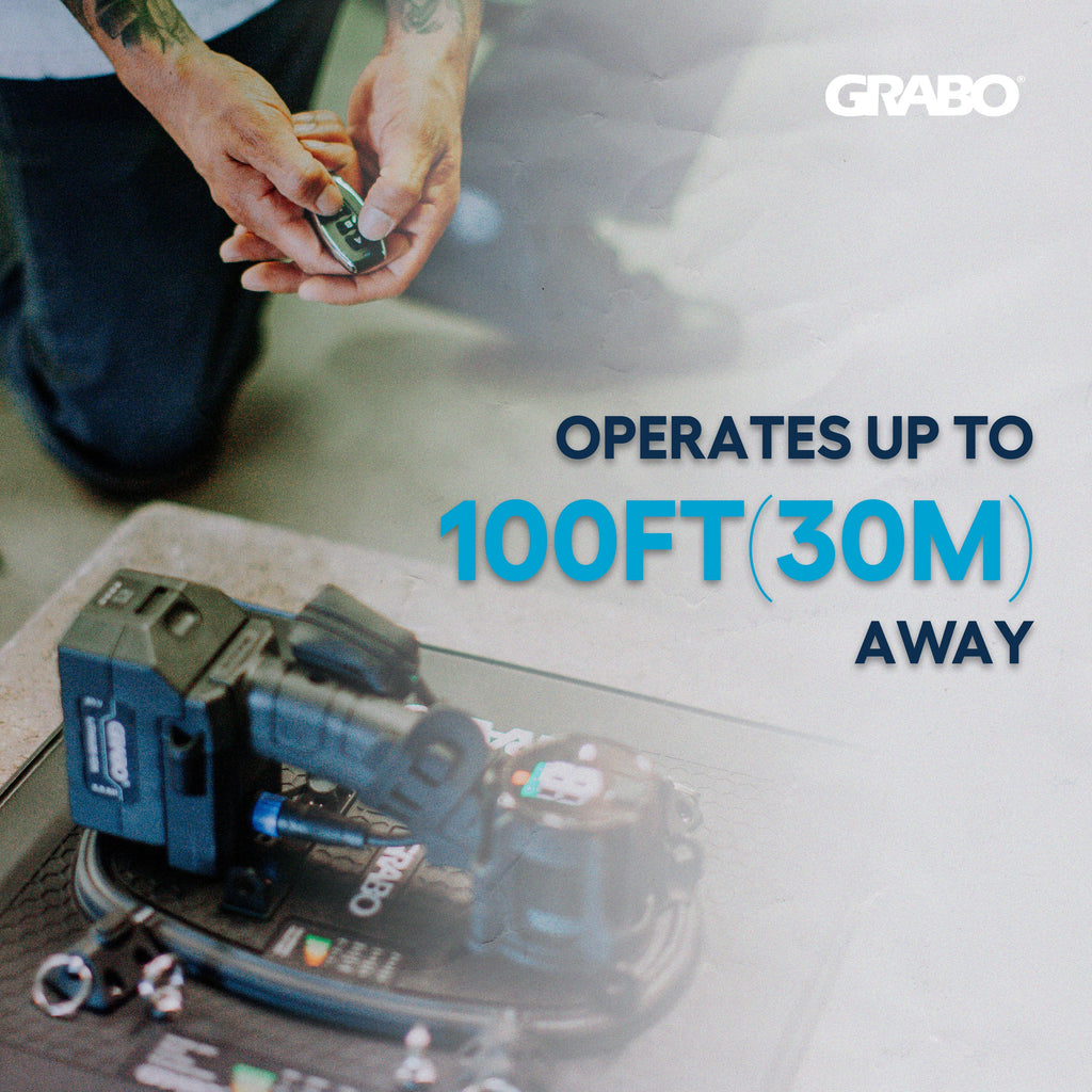 GRABO HighFlow Wireless Remote Keyfob, 30m Range