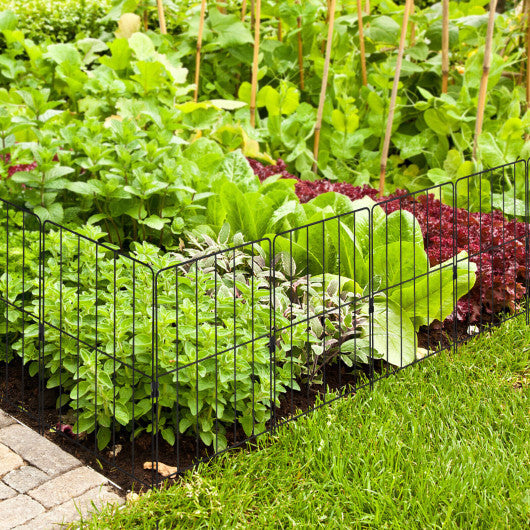 25 Pack Rustproof Decorative Garden Fence Set for Dog Flower bed