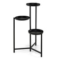 3-Tier Metal Plant Stand Indoor Outdoor Tall Corner Flower Pot Holder Display Rack