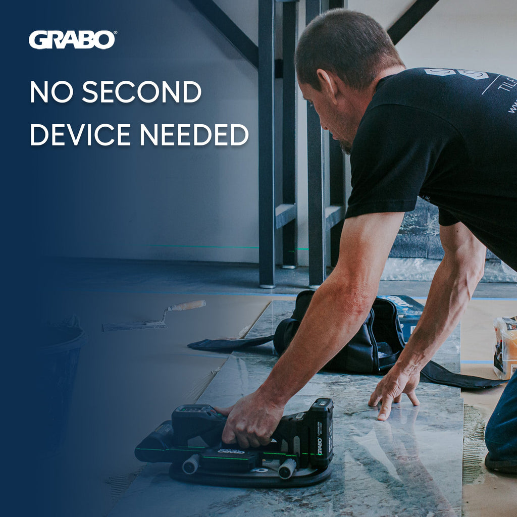 GRABO Tile Vibration Attachment for Thinset Setting