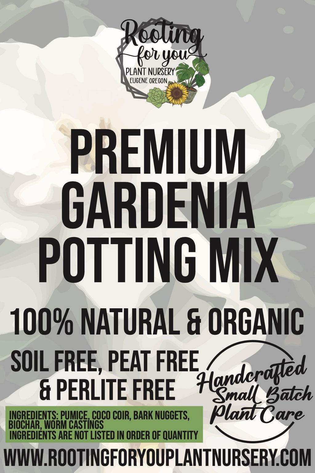 Gardenia Premium Potting Mix – Nate's Garden Supply
