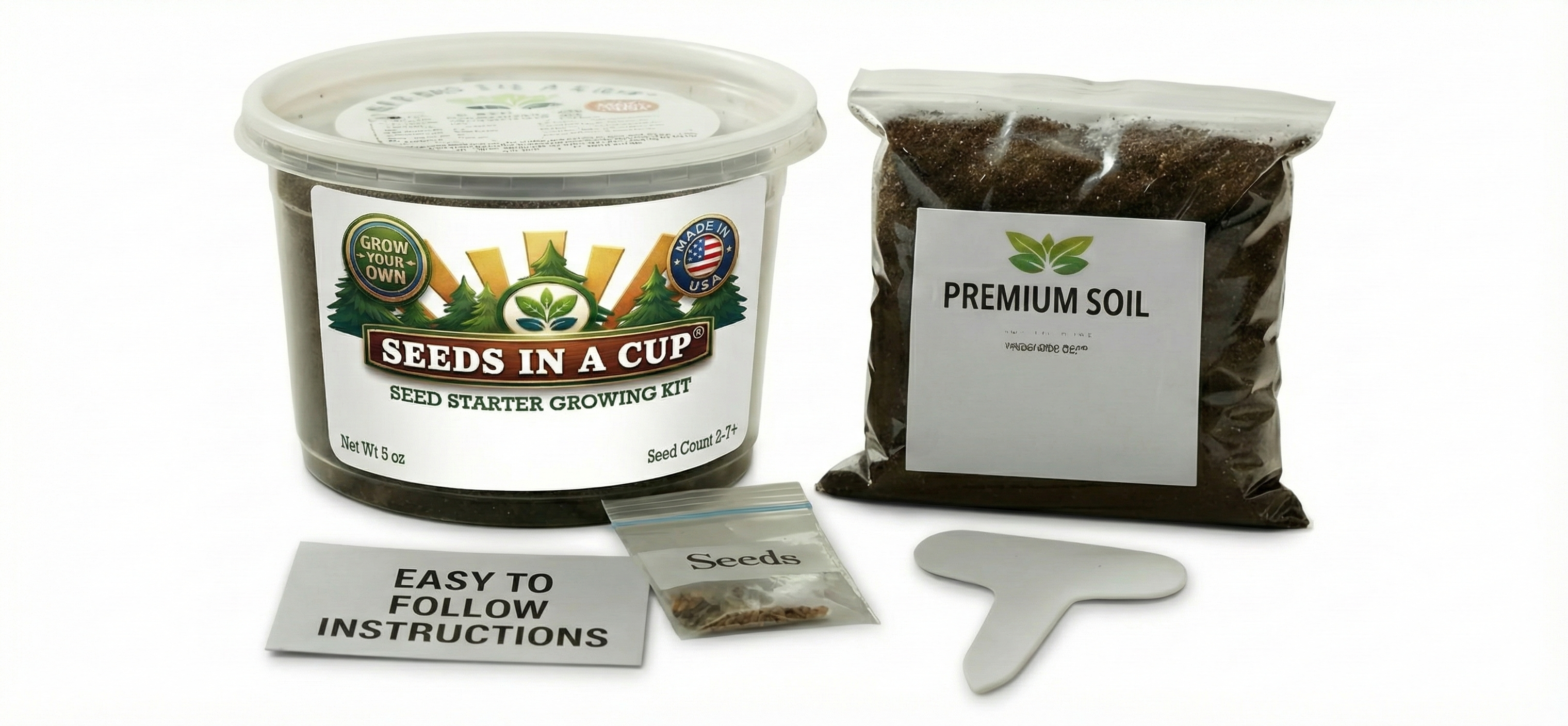 Gourd Grow Kit | Grow Ornamental Gourds from Seed | Seeds In A Cup®