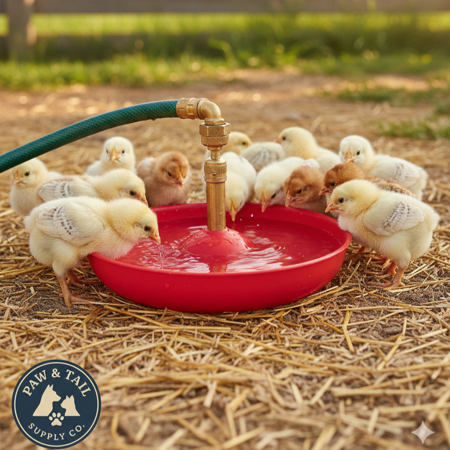 Little Giant Automatic Baby Chick Waterer Fount Use for Baby Chicks & Poultry 2PK