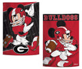 Georgia Bulldogs Garden Flag 2 Sided Disney Mickey Mouse