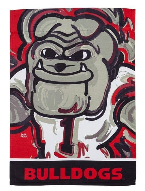 Georgia Bulldogs Garden Flag 2 Sided Justin Patten