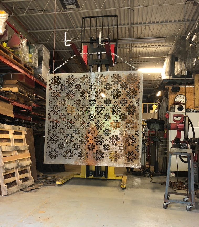 Outdoor Metal Privacy Screen Panel (Optimum) – Heavy-Duty Steel for Patio & Fence (60” & 72”)