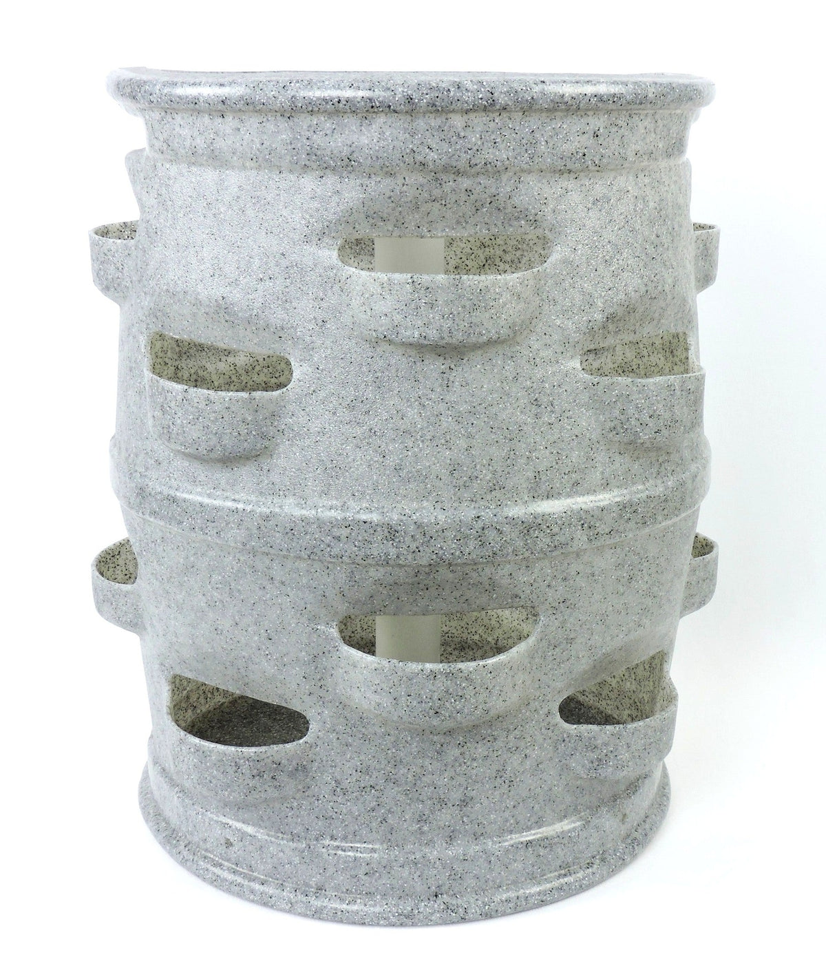 Patio Pocket Planter With Center Watering Tube "Gray Granite”