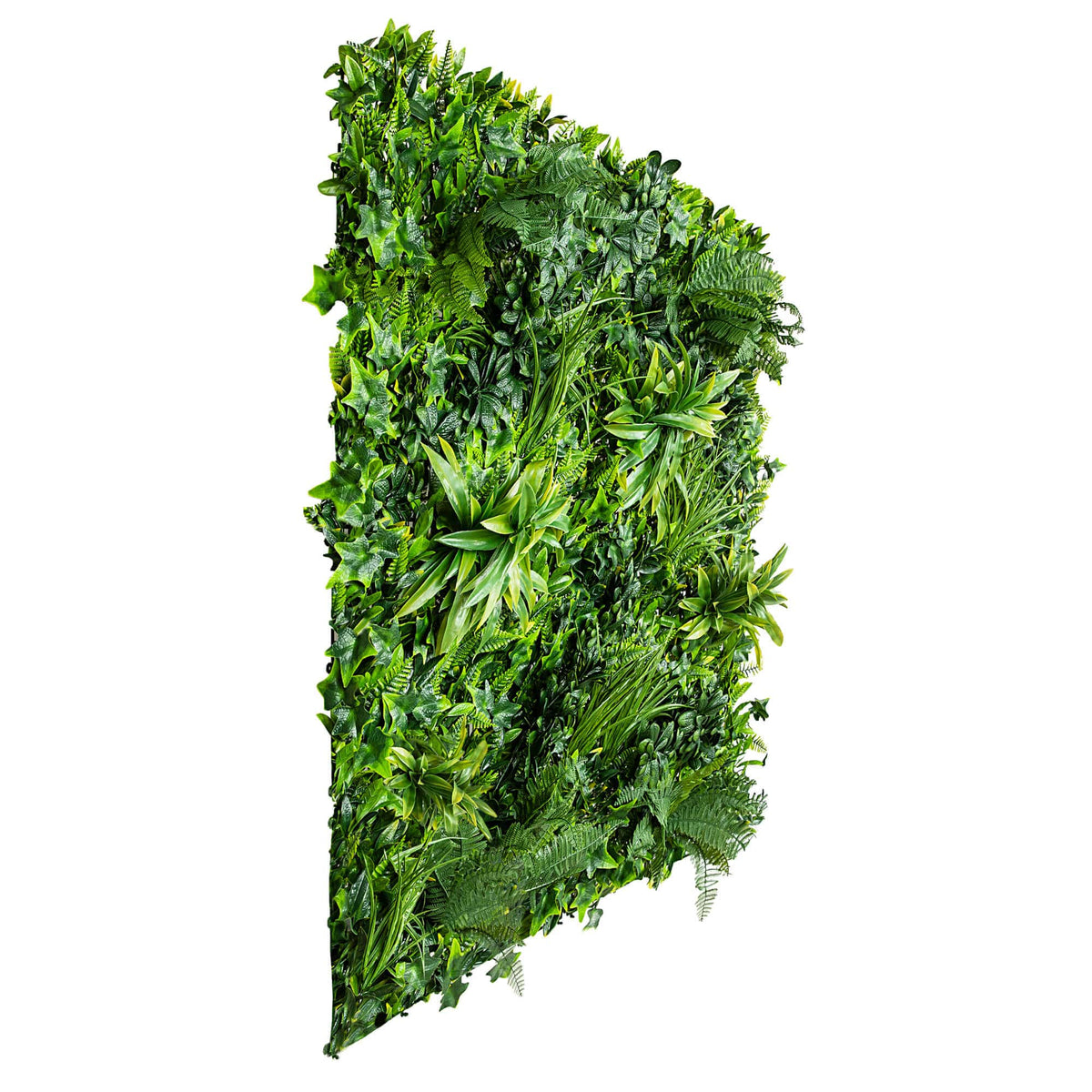 Sample Panel – Snowy White Vertical Garden (Small Sample)
