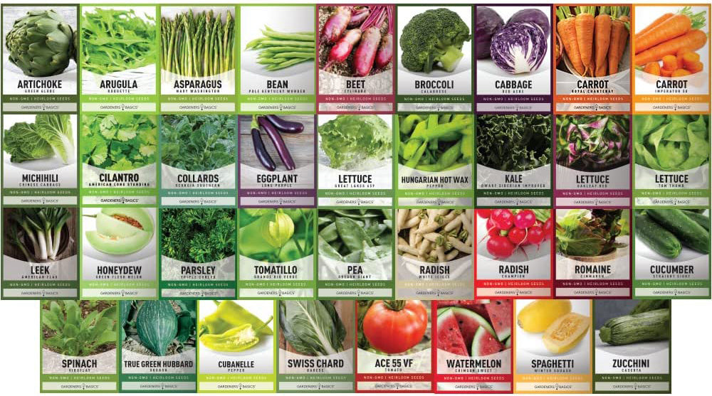 Survival and Flower Seed Kit: 70 Varieties