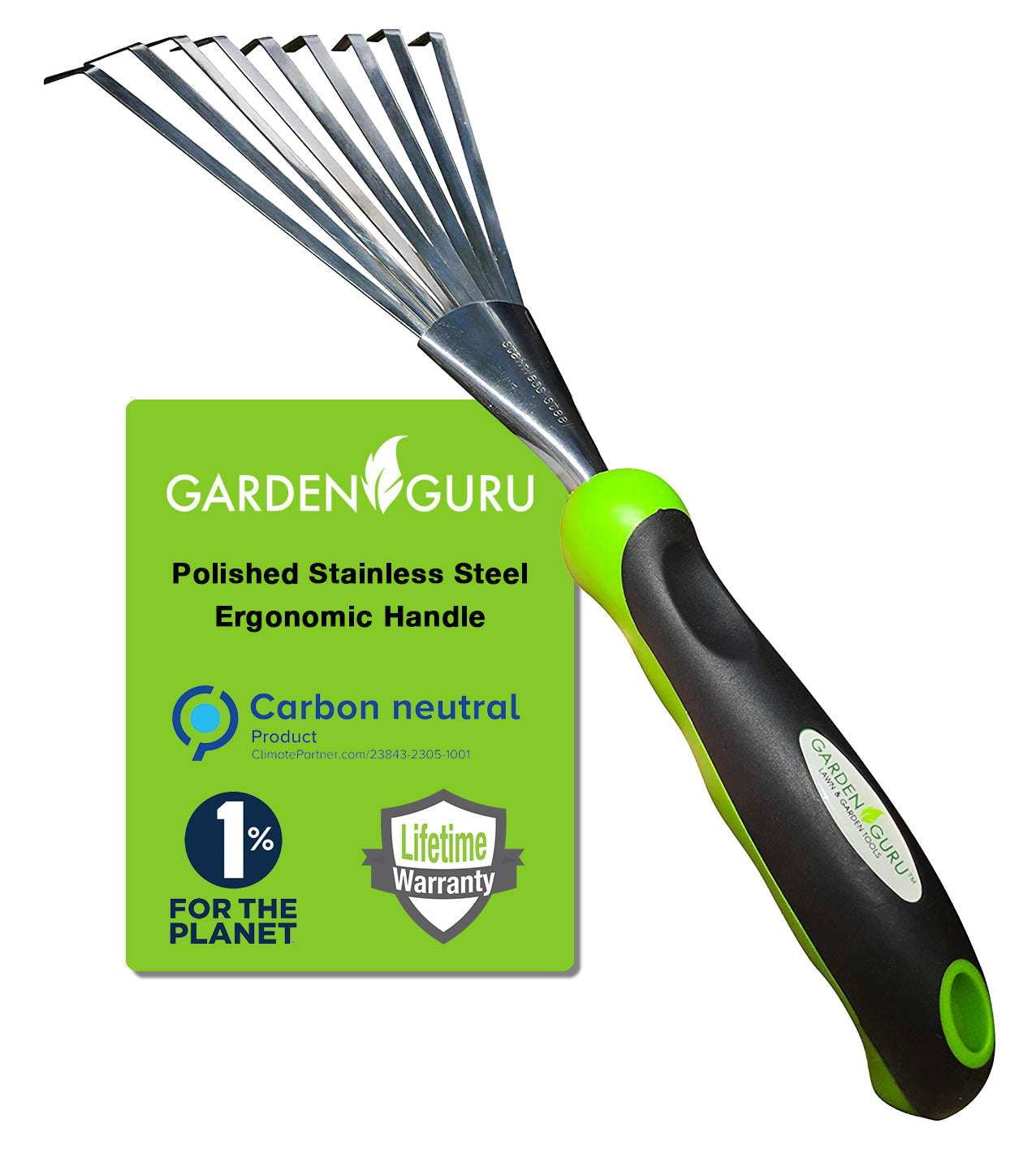 Stainless Steel Garden Hand Rake Tool