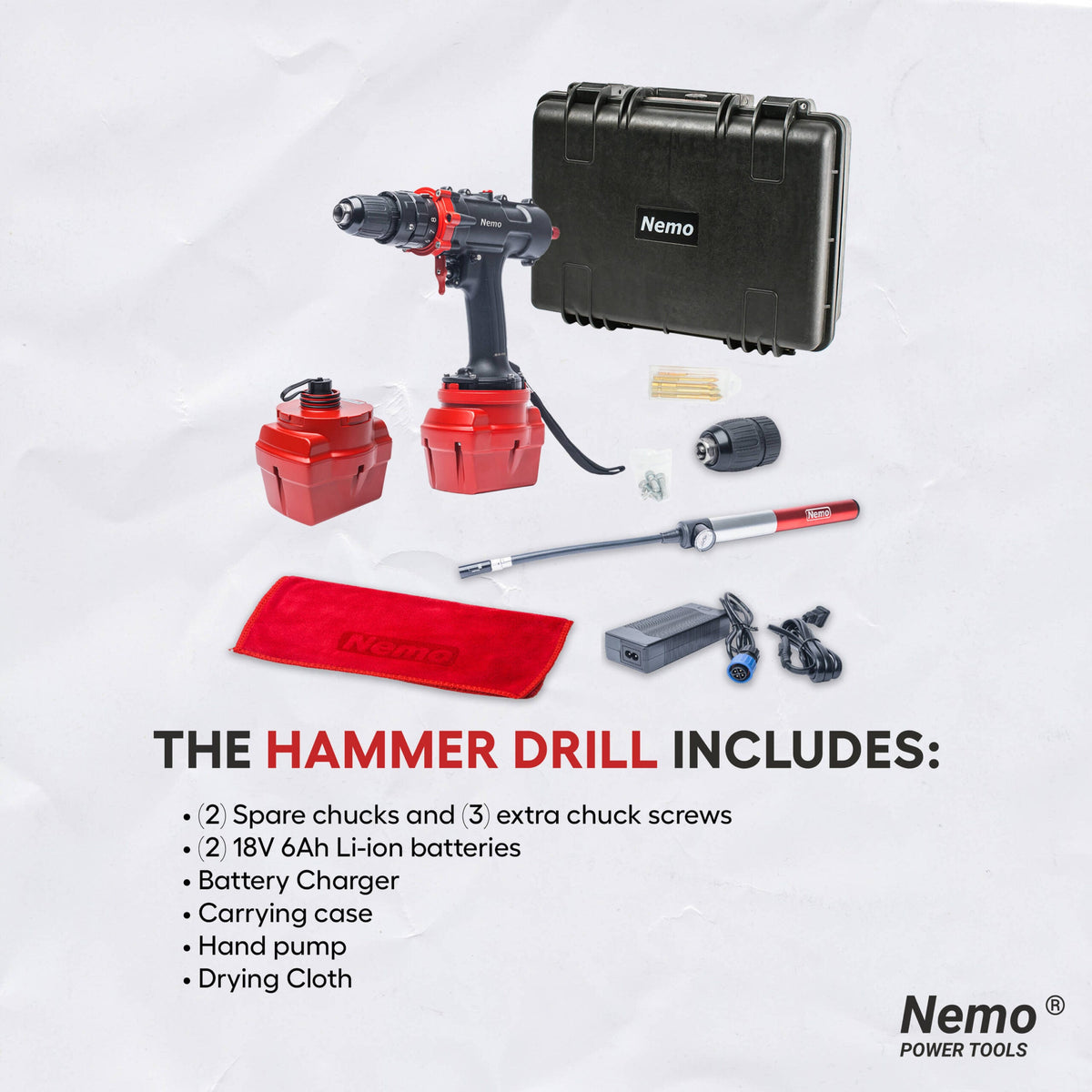 Nemo Hammer Drill - 50M