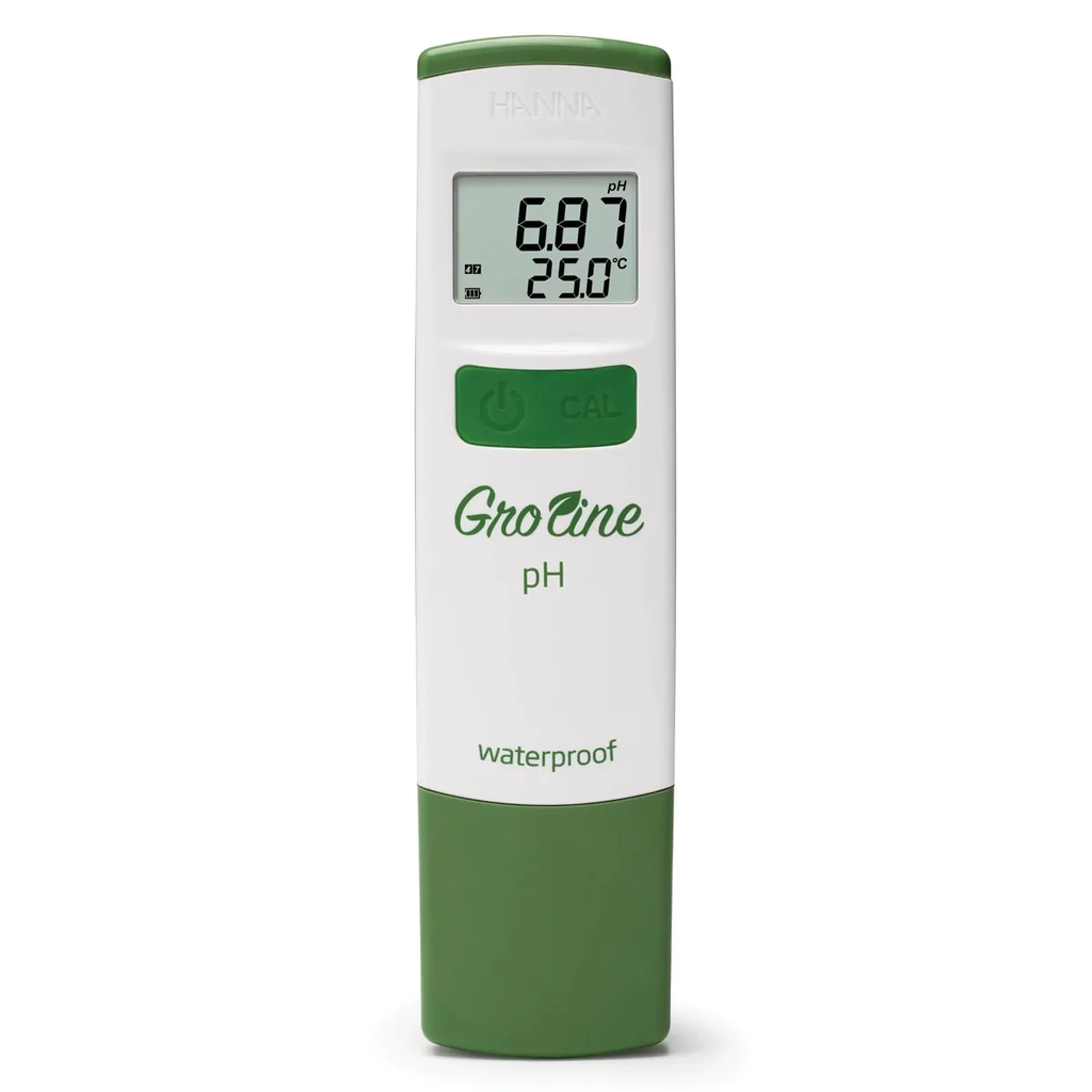 Hanna GroLine Waterproof Hydroponic pH Tester HI98118