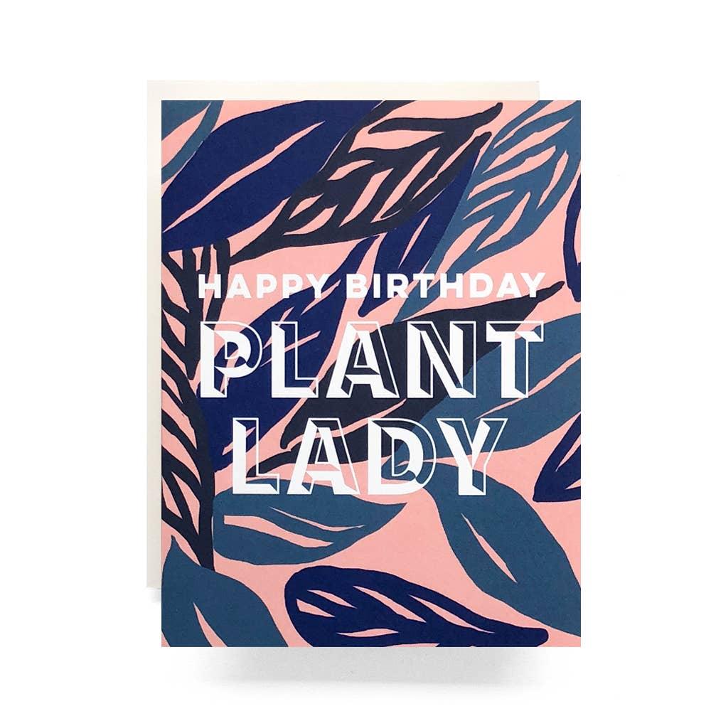 "Happy Birthday Plant Lady" Card