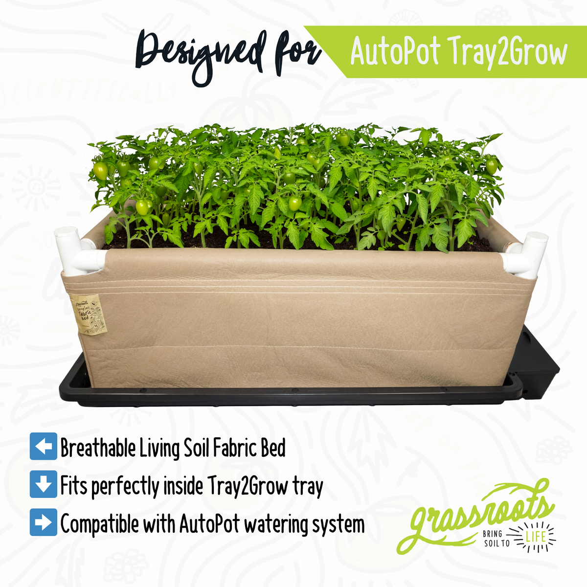 Complete Kit Tray2Grow Bed (Autopot)