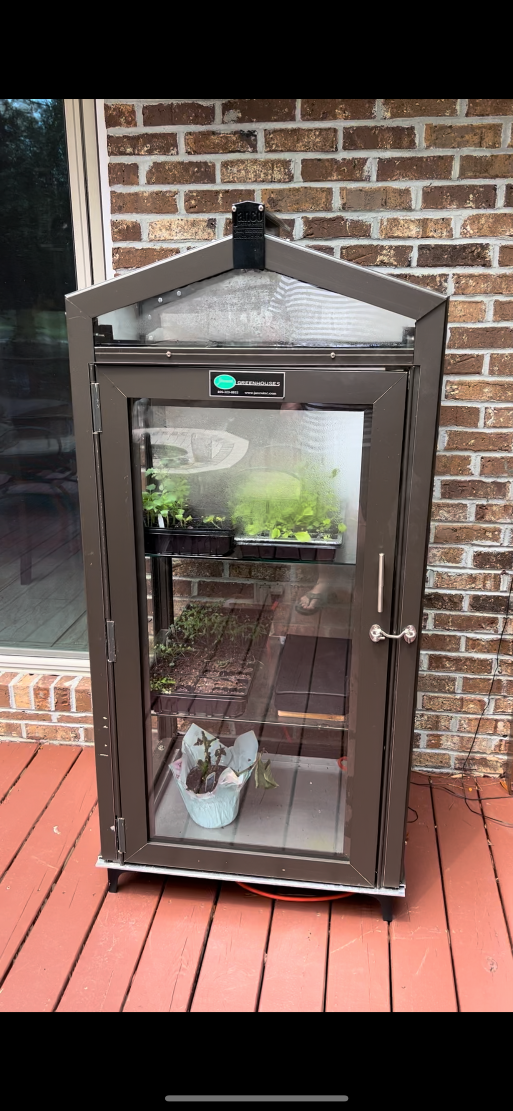 Glass Butterfly Enclosure/Outdoor Garden Cabinet