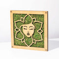 Preserved Moss Wood Botanical Art - Gaia