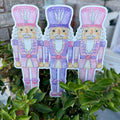 March of the Nutcrackers Garden Stake (Ships Nov 3)