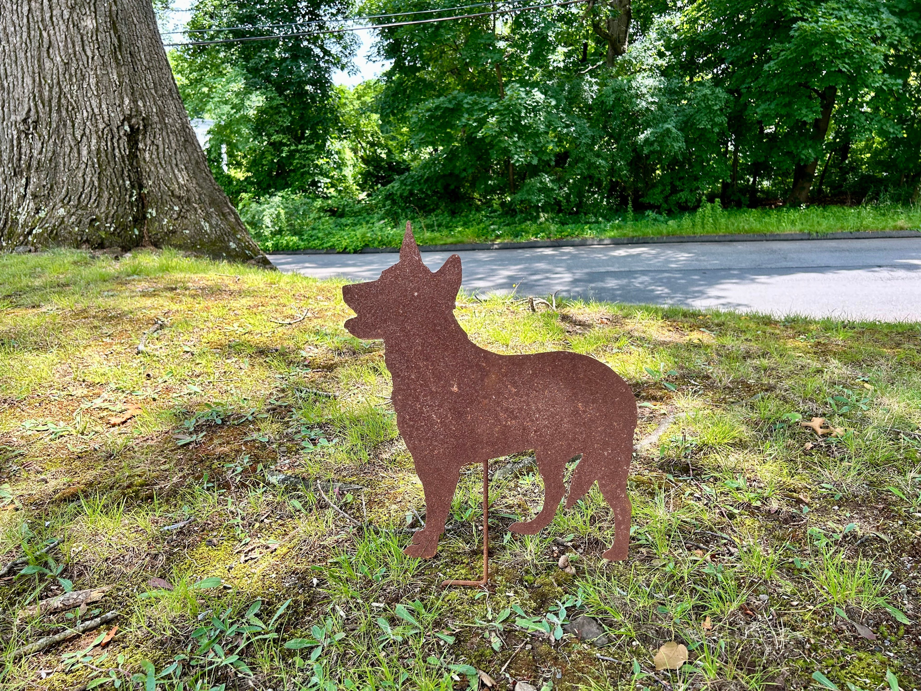 Australian Cattle Dog Garden Stake or Dog Wall Art / Pet Memorial