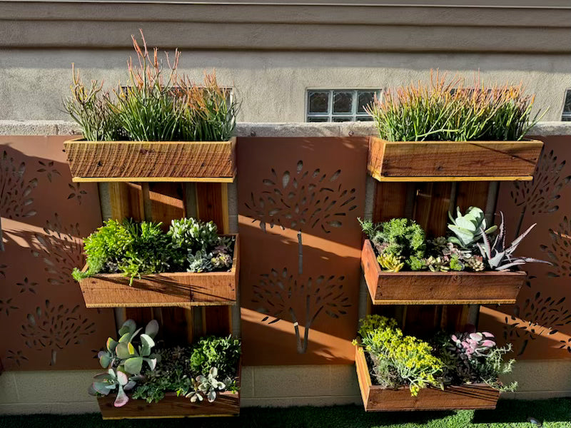 Privacy Screens Outdoor or Large Metal Wall Art (46" Inch)