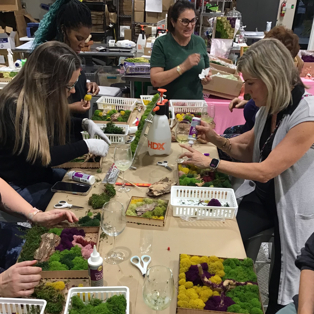 Moss Art Frame Workshop - August 20th at 6 PM