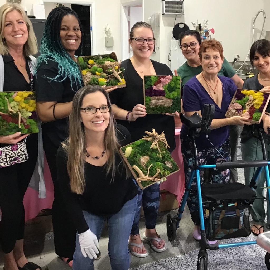 Moss Art Frame Workshop - August 20th at 6 PM