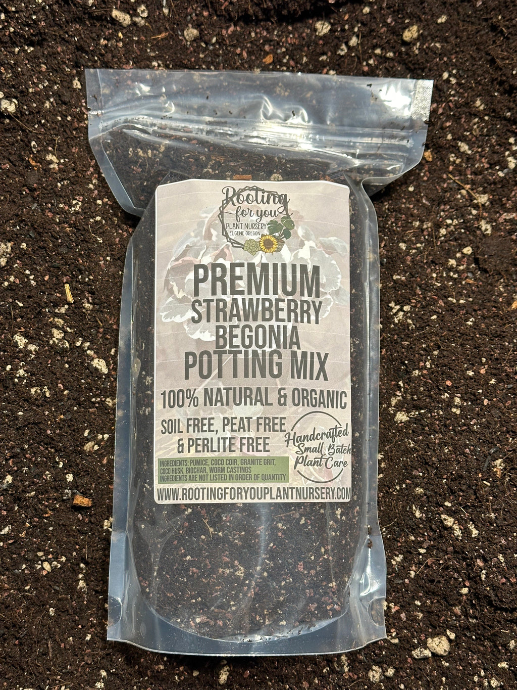 Strawberry Begonia Premium Potting Mix