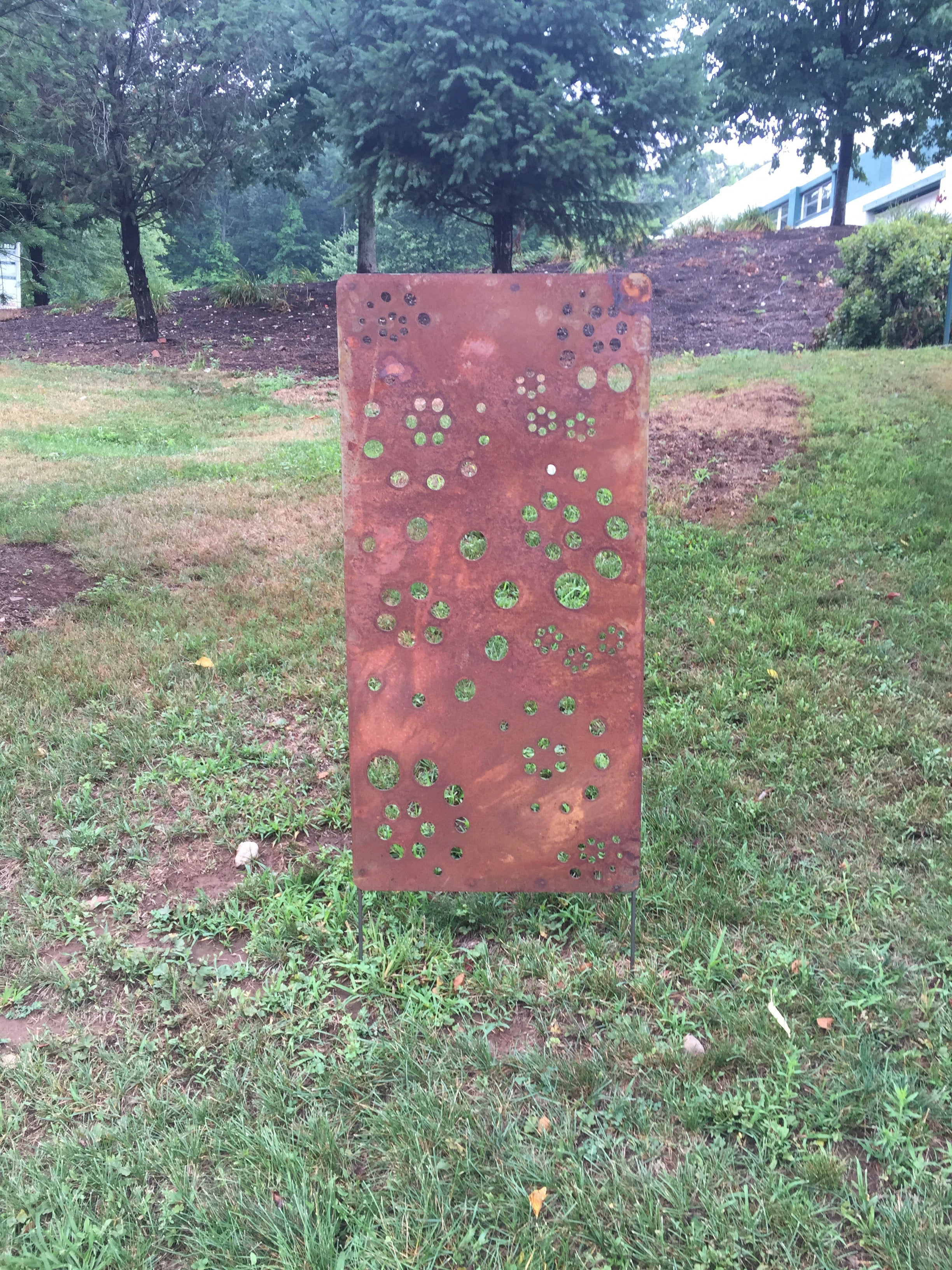 Metal Privacy Screen or Large Metal Wall Art (46" Inch)
