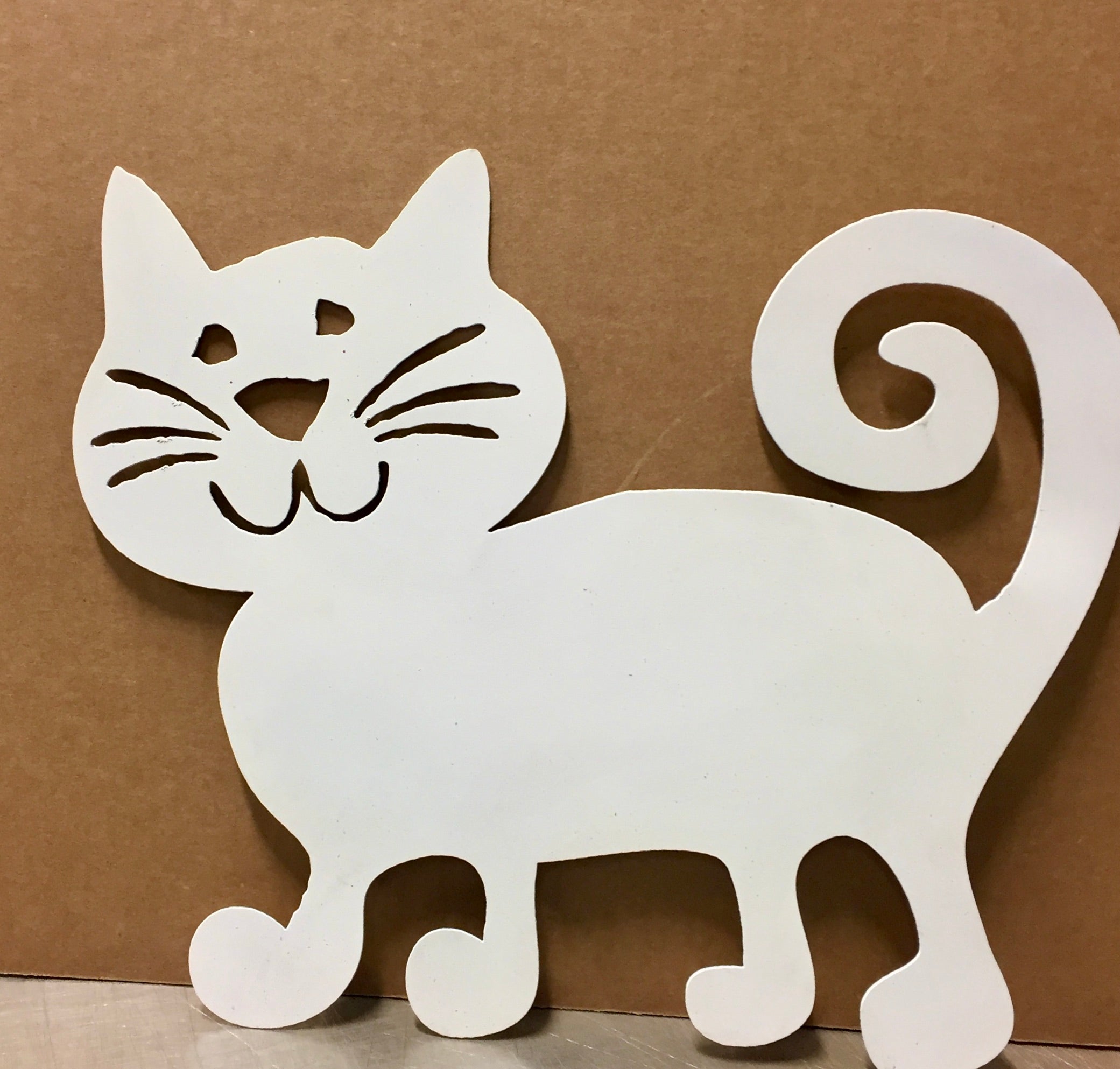 Cat Garden Stake or Wall Hanging